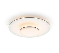 Philips Sceneswitch, Plafonnier Garnet, 3 Réglages, 40 W, Blanc Chaud 2700K, Noir
