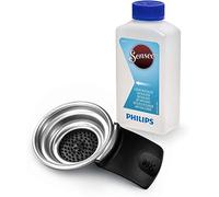 Philips Senseo CA6522/02 pour machine à café Senseo Original - Détacheur liquide et porte-dosettes pour 2 tasses - Acier inoxydable