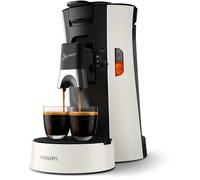 Philips Senseo Select CSA230/00 - Machine à café à dosettes pour 2 tasses de café max - Dosettes de café exclusives - Noir profond/blanc