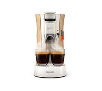 PHILIPS SENSEO Select cafetière à dosette, 2 tasses, Blanc soie
