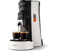 Philips Senseo Select CSA230/00 - Machine à café à dosettes pour 2 tasses de café max - Dosettes de café exclusives - Noir profond/blanc