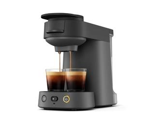 PHILIPS SENSEO Vibe Machine à café à dosettes, Format Compact, Noir | Prépare 1 ou 2 cafés en moins d'une minute, café court ou long via Intensity Select, Technologie Crema Plus (CSA225/60)