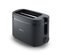 Philips Série 1000 HD2510/90 Grille-pain 2 tranches 650W, 6 niveaux de brunissage, fentes extra larges, tiroir ramasse-miettes amovible, câble 0.85m