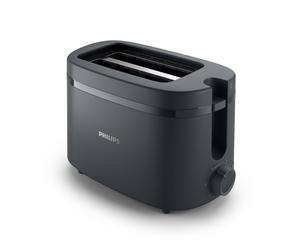 Philips Série 1000 HD2510/90 Grille-pain 2 tranches 650W, 6 niveaux de brunissage, fentes extra larges, tiroir ramasse-miettes amovible, câble 0.85m