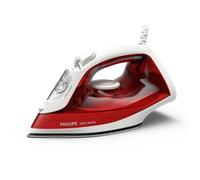 Fer à repasser - PHILIPS - DST2010/40 - A vapeur avec système Calc Clean - 25gr/min vapeur continue - 2000W - Rouge/Blanc