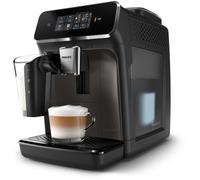 Philips Série 2300 SilentBrew Noir / Gris perle EP2334/10 Machine expresso broyeur, 4 boissons carafe LatteGo