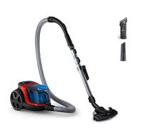 Philips Série 3000 FC9330/09 Aspirateur traineau sans sac 900W PowerCyclone 5, bac 1.5L, filtre HEPA 13, tube télescopique métal, rayon 9m, niveau sonore 76dB.