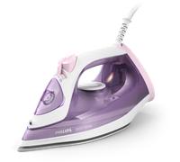 Philips fer à repasser Série 3000 - Puissance Fer à Vapeur 2000W, Effet Pressing 140 g, Débit Vapeur Continue 30 g/min, Semelle en Céramique Anti-Rayures, Réservoir 300ml, Mauve/blanc (DST3010/30)