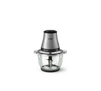 Philips Mini hachoir bol en verre HR1503/00 2 L 500 W argent