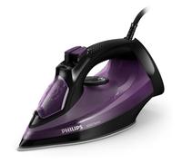 Philips Série 5000 Fer à Repasser Vapeur - 2400W, 45g/min, Effet Pressing 180g, Vapeur Verticale, Semelle SteamGlide Plus Noir/Violet (DST5030/80)