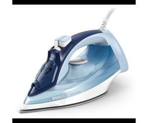 Philips Série 5000 Fer à Vapeur DST5030/20, 2400W, Semelle SteamGlide Plus, Vapeur Continue 45g/min, Jet 180g/min, Réservoir 0.32L, Anti-Calcaire, Anti-Goutte
