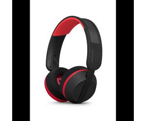 Philips Série 6000 TAA6219BK/00 Casque Arceau Bluetooth 5.4 Noir/Rouge, Autonomie 80h, IP55, HP 40mm, 20-20000Hz, Compatible Google Assistant/Siri