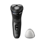 Philips Electric Shaver Series 3000 - Rasoir électrique Wet & Dry pour hommes avec technologie SkinProtect, couleur Lune foncée, tondeuse à barbe rétractable, Rasoir sans fil (modèle S3145/00)