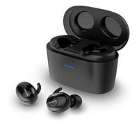 Philips SHB2515BK/10 Écouteurs True Wireless, Écouteurs Intra Auriculaires Sans Fil Bluetooth (Microphone Intégré, 110 Heures d'autonomie, Longue Durée de Vie de la Pile, Reduction de Bruit) Noir