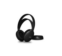 Philips SHC5200M2 Casque TV sans Fil avec 30 h d’autonomie, portée de 30 m, Connexion Digitale 2,4G, Confort Supra-auriculaire, Batterie remplaçable, Son Clair pour Les dialogues - Noir