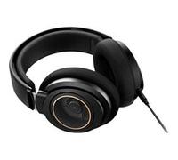 Philips Casque Audio Filaire/Écouteur Filaire idéal pour Ordinateur Portable, Tablette et Smartphone/Confort Exceptionnel, Design Haut de Gamme, Câble de 3 m Audio SHP9600/00 Black/Gold