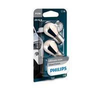 Philips SilverVision Douille Métal PY21W 12V 21W Clignotant 2 Pcs BAU15s