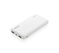 Philips Slim Powerbank 10000mAh mit LED + Micro-USB Kabel black (Phil-DLP1810NB/62)