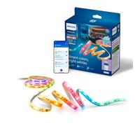 Philips Smart Lighting Bande Lumineuse LED RGBICWW, 10 m, Type C, Dégradés Multicolores, Lumière Blanche Réglable, Éclairage d'Ambiance, Connected by WiZ, Alexa, Google Home, Apple Home, Pack de 1