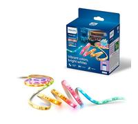 Philips Smart Lighting Bande Lumineuse LED RGBICWW, 3 m, Type C, Dégradés Multicolores, Lumière Blanche Réglable, Éclairage d'Ambiance, Connected by WiZ, Alexa, Google Home, Apple Home, Pack de 1
