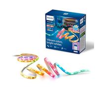 Philips Smart Lighting Bande Lumineuse LED RGBICWW, 5 m, Type C, Dégradés Multicolores, Lumière Blanche Réglable, Éclairage d'Ambiance, Connected by WiZ, Alexa, Google Home, Apple Home, Pack de 1