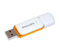 Philips Clé USB Snow 2.0 128 Go Blanc et orange