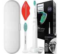 Brosse à dents électrique Philips HX3651/13 blanche + étui blanc + Philips...