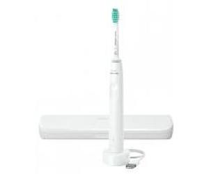 Philips Sonicare 3100 HX3673/13 Brosse à Dents Électrique Blanche + Housse de Voyage - Boîte 1 brosse à dents électrique + 1 chargeur + 1 housse