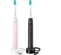 Philips 3100 Series HX3675 - Jeu de brosses à dent - noir/rose sucre Noir/rose sucre G
