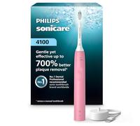 Philips Sonicare 4100 Power Brosse à dents électrique rechargeable avec capteur de pression Rose foncé HX3681/26