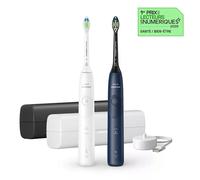 Philips Sonicare 5500 HX7119/01 brosse à dents électrique sonique, 2 supports Blue&White 2 pcs