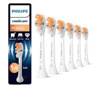 Philips Sonicare A3 Premium All-in-One - têtes de brosse à dents de rechange d'origine, blanc, lot de 6, HX9096/87