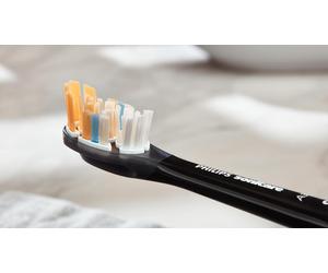 Philips Sonicare A3 Premium Tête de Brosse à Dents Sonique Tous-en-un HX9092/88 Noir - Pack Double