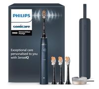 Philips Sonicare - Brosse à dents électrique DiamondClean 9900 Prestige, avec technologie SenseIQ et application, 5 modes de brossage, 3 niveaux d'intensité, étui de voyage, Bleu nuit, HX9992/45