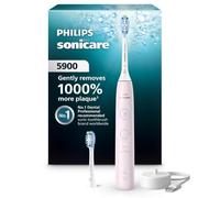 Philips Sonicare Brosse à Dents Electrique Rechargeable, 2 Têtes de Brosse | Enlèvement de plaque dentaire 1000 % en plus, capteur de pression, 6 réglages de brosse, batterie de 21 jours