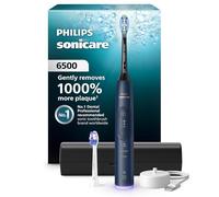 Philips Sonicare Brosse à dents électrique série 6500 - Technologie Sonicare nouvelle génération, capteur de pression, 9 réglages de brossage, SmarTimer, BrushPacer, autonomie de 21 jours, étui de