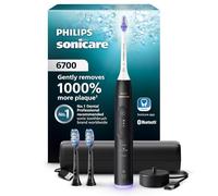 Philips Sonicare Brosse à dents électrique série 6700 - Technologie Sonicare nouvelle génération, capteur de pression, 9 réglages de brossage, SmarTimer, BrushPacer, autonomie de 21 jours, étui de