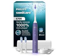 Philips Sonicare Brosse à dents électrique série 6700 - Technologie Sonicare nouvelle génération, capteur de pression, 9 réglages de brossage, SmarTimer, BrushPacer, autonomie de 21 jours, étui de