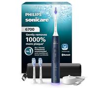 Philips Sonicare Brosse à dents électrique série 6700 - Technologie Sonicare nouvelle génération, capteur de pression, 9 réglages de brossage, SmarTimer, autonomie de 21 jours, étui de voyage, bleu