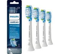Philips Sonicare C3 Premium Plaque Defence HX9044/17 Lot de 4 + blanc + têtes de brosse soniques, Tête brosse à dent électrique
