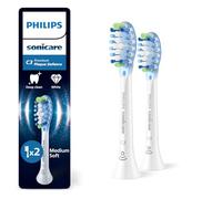 Philips Sonicare C3 Premium Plaque Defence - têtes de brosse à dents de rechange d'origine, blanc, lot de 2, HX9042/87