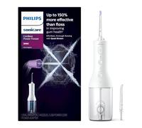 Philips Sonicare Cordless Power Flosser 3000 - Water Flosser with Innovative Quad Stream Technology, Oral Irrigator with 2 Flossing Modes and 3 Pressure Levels, IPX7 Waterproof, White, HX3826/21