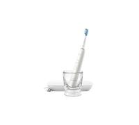 Philips Sonicare DiamondClean 9000 - Brosse à dents électrique, 4 modes de brossage, 3 niveaux d'intensité, capteur de pression, connecté à l’application, étui de voyage USB, blanc, modèle HX9911/27