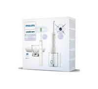Philips Sonicare DiamondClean 9000 Power Flosser Combo HX3886/41 Blanc brossage ultrasonique et hydropulseur sans fil