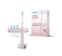 Philips Sonicare DiamondClean 9000 Series Power Brosse à dents électrique Édition spéciale - Brosse sonique, rose, 4 têtes de brosse C3 Premium (modèle HX9911/79)