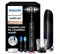 Philips Sonicare DiamondClean HX9923/11 Smart Electric Brosse à dents rechargeable pour soins bucco-dentaires complets avec étui de voyage de chargement 5 modes - Série 9500, noir, HX9923/11