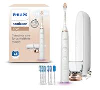 Philips Sonicare DiamondClean HX9957/81 Brosse à dents électrique Smart 9700, brosse à dents sonique avec application, capteur de pression, détection de tête de brosse, 5 modes de brossage et 3
