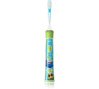 Philips Sonicare For Kids, brosse à dents électrique sonique avec appli, pour enfants de 3 ans et plus, avec KidTimer et KidPacer pour un brossage minutieux, vert, modèle HX6352/11