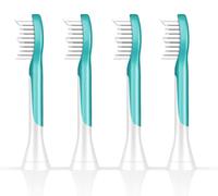 Philips Sonicare For Kids HX6044 - Tête de brosse de rechange - pour brosse à dent - bleu super frais (pack de 4)
