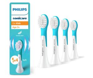 Philips Sonicare For Kids Mini 3+ HX6034/90 têtes de remplacement pour brosse à dents pour enfant 4 pcs